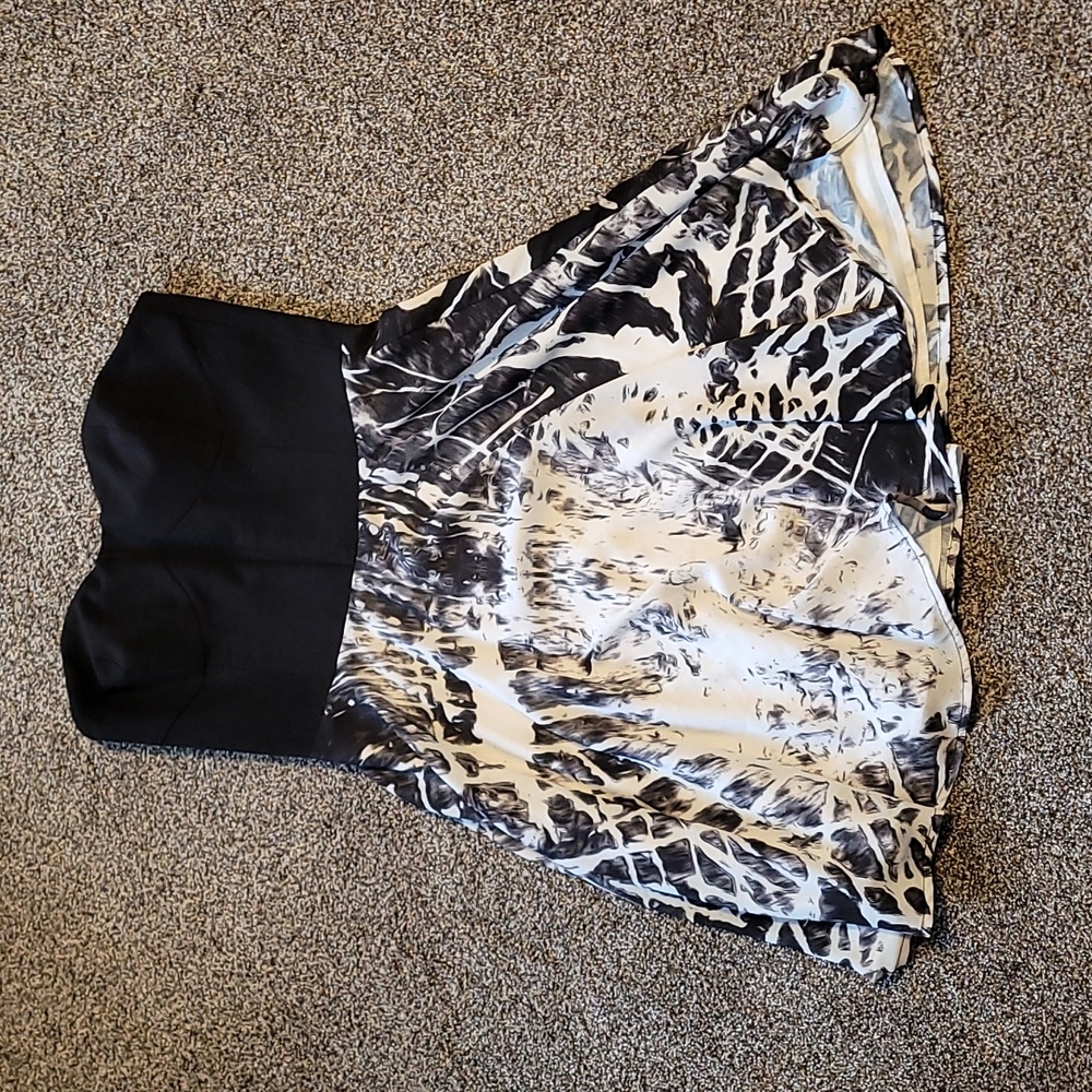 Black and white dress